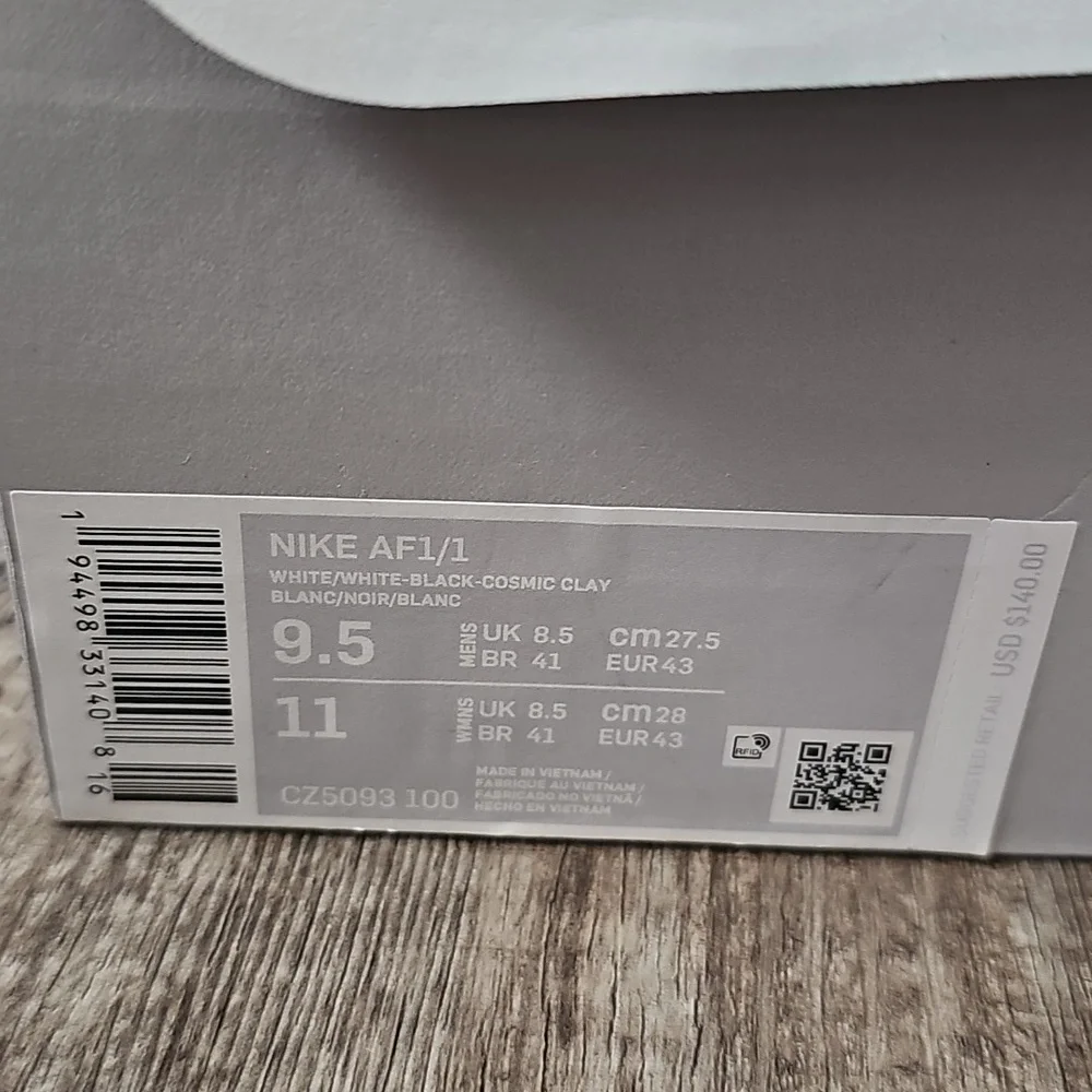 Nike Air Force 1/1 Cosmic Clay Sneakers